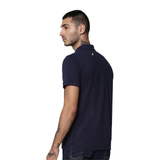 Jack & Jones Plain Polo – Classic Comfort & Everyday Style (Navy Blue)