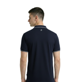 Turtle Oxford Polo – Lightweight Performance & Smart Style (Navy Blue)