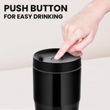 Borosil Hydra Hike 500ml Flask – Insulated, Leakproof, On-the-Go Sipper (Black)
