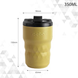 Cello Latte Flask – Stylish, Insulated & Travel-Friendly (350 ml, Mix Colour)