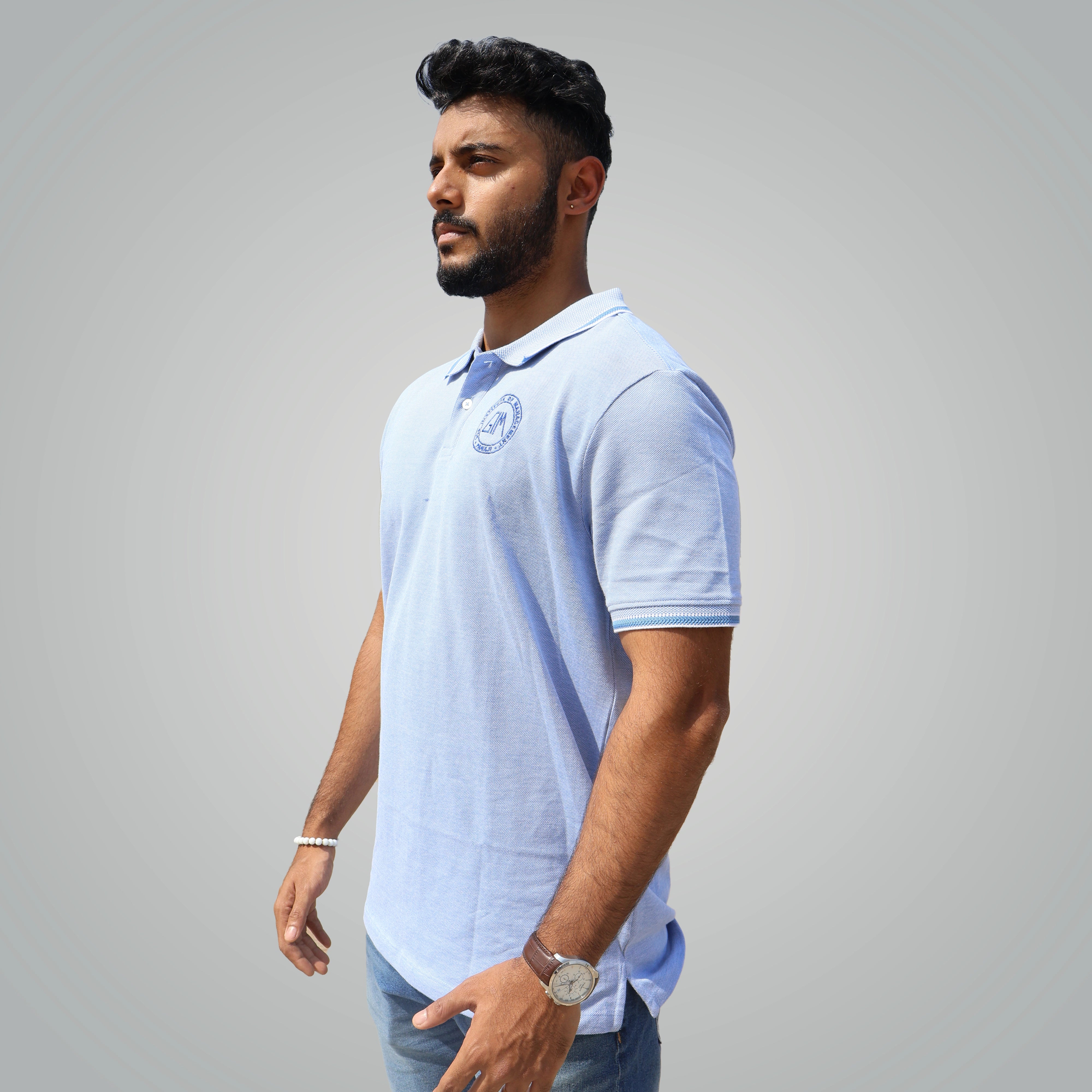 Jack & Jones Viktor Unisex Polo – Timeless Elegance and Unmatched Comfort(Blue)