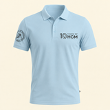 Unisex Polo T-Shirt _ HCM KYHP Program(Pastel Blue)