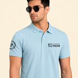 Unisex Polo T-Shirt _ HCM KYHP Program(Pastel Blue)