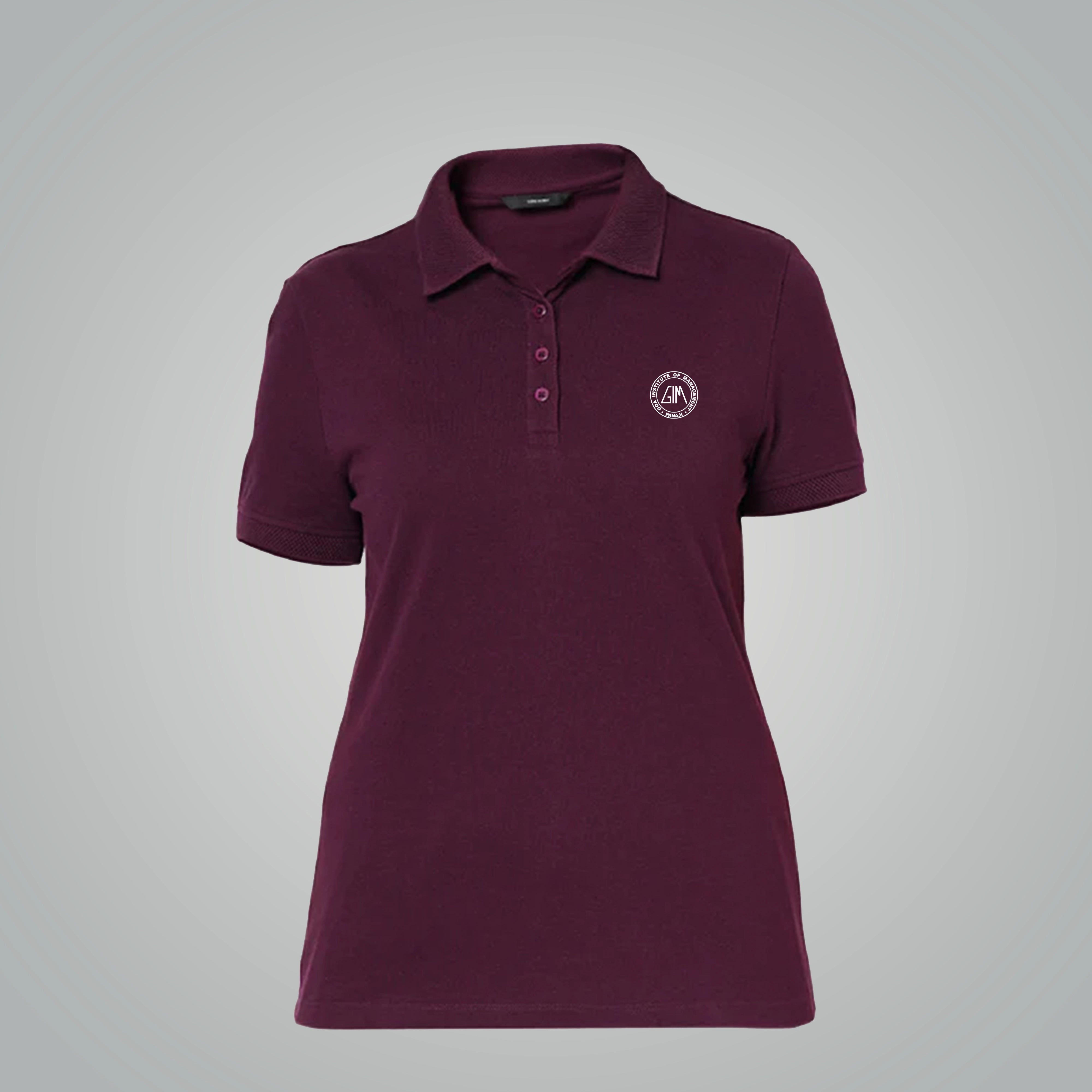 Vero Moda Jacquard Polo – Wine | Effortless Elegance for Women